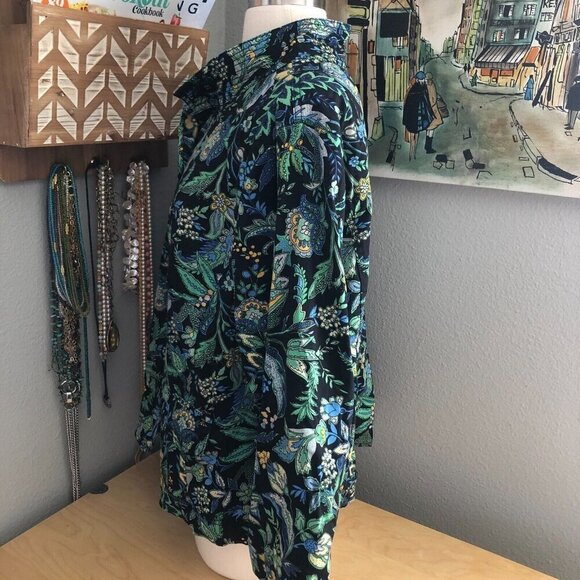 Charter Club Button Front Jacket - Paisley Floral Whimsy Core - Picture 6 of 10